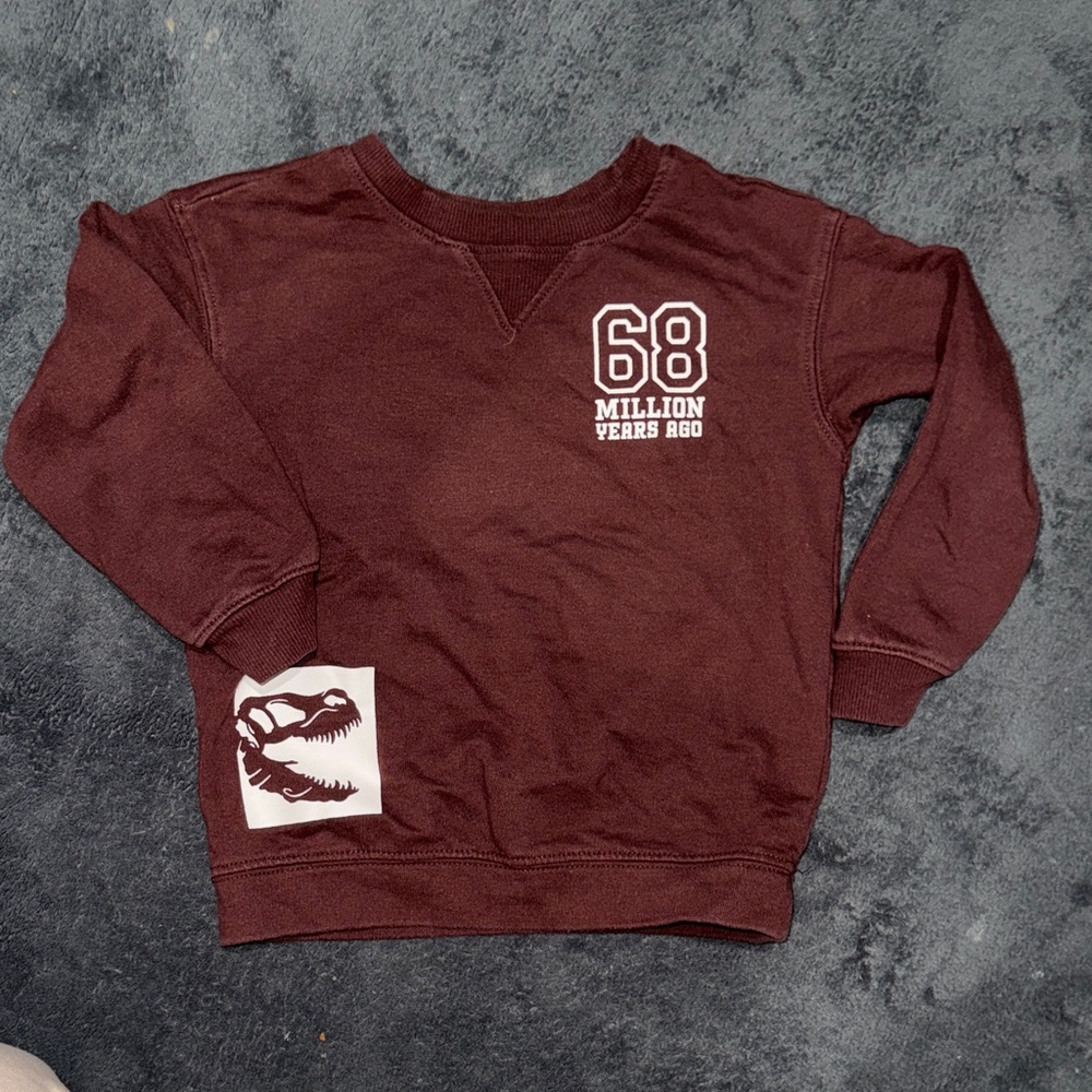 Cat & Jack Maroon Kids Sweater